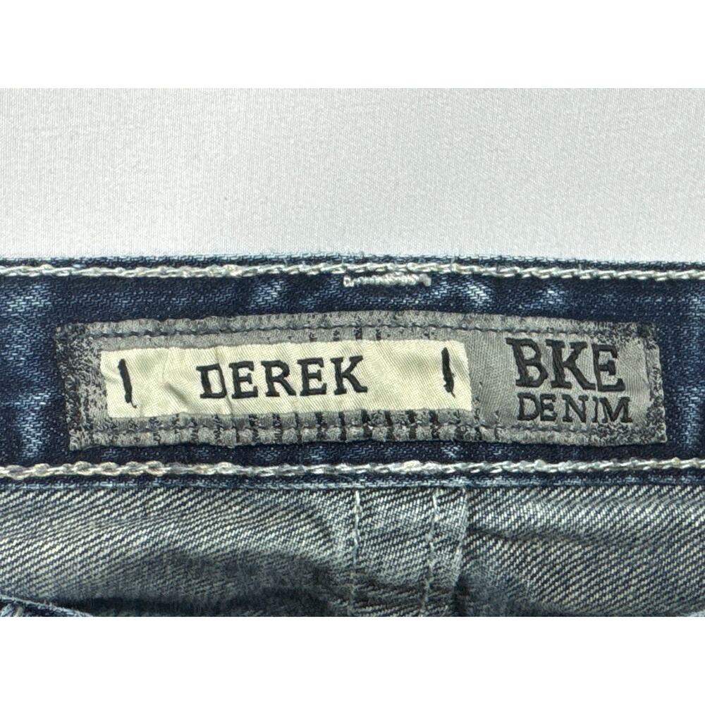 BKE Buckle Men's Derek Bootleg Blue Denim Jeans - Size 29S (29x29) *READ* - Picture 6 of 9
